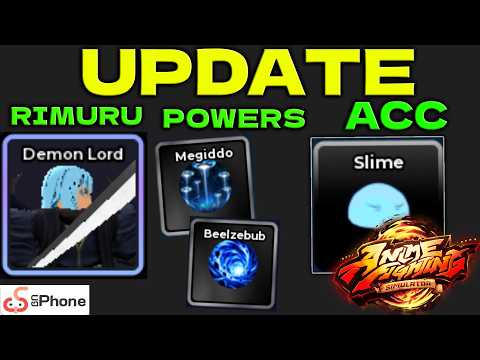 UPDATE RIMURU ANIME FIGHTING SIMULATOR CODES ROBLOX (DEMON LORD)