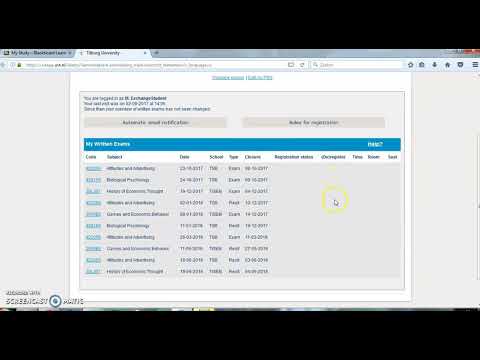 9 Registration for Exams - Tilburg University