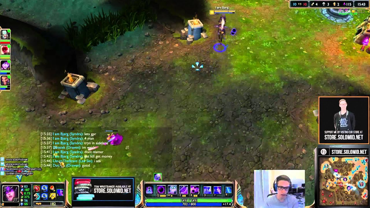 lol patch notes TSM Bjergsen Syndra vs Fizz [Challenger Ranked solo queue mid]