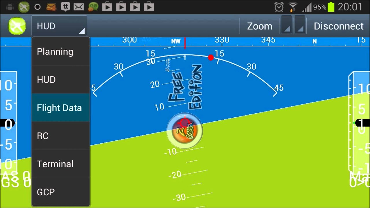 droidplanner android version of mission planner with usb support, in