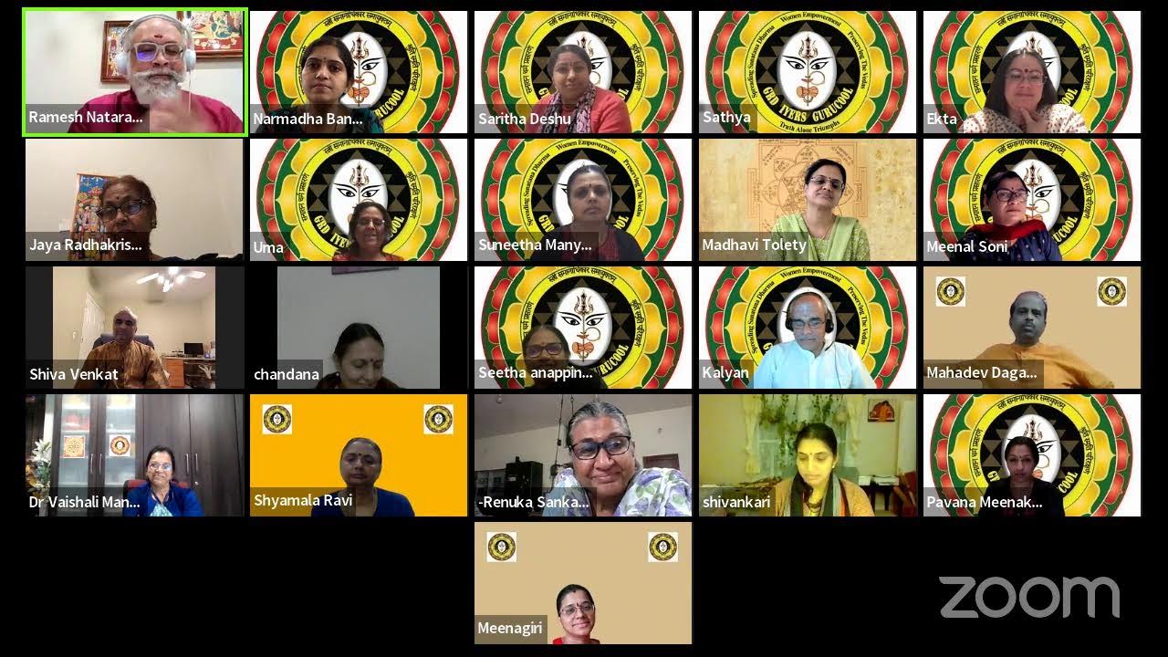 Opening chants GRD Iyers GuruCool 06Jan2022 YouTube