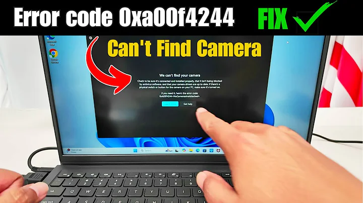 We Can't Find Your Camera Error code 0xa00f4244 - FIX (DETAILED)