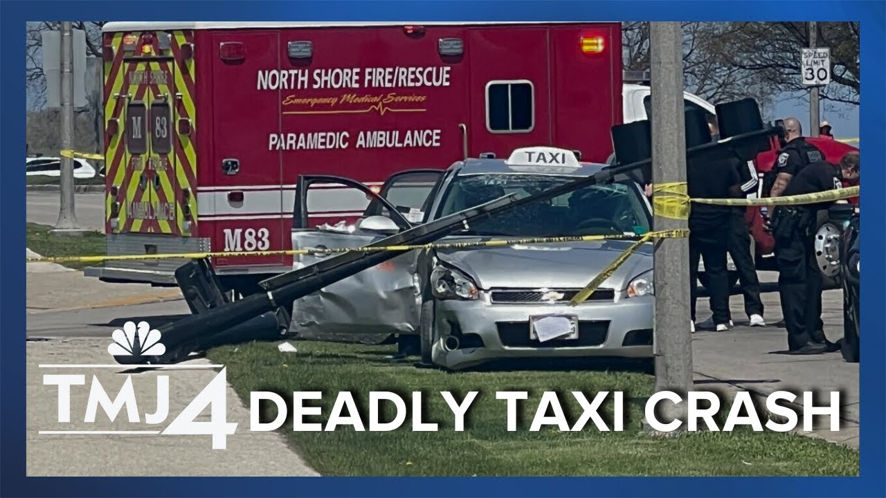 One dead after fiery crash near Milwaukee beach - YouTube