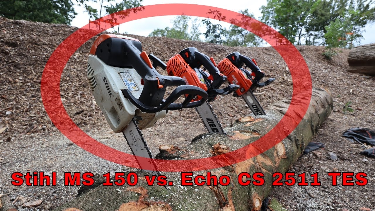 Echo CS 2511 TES vs. Stihl MS 150 - Wir sind überrascht........ | Baumpflege Mertens