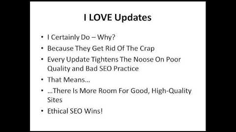 SEO Search Engine Algorithm Updates