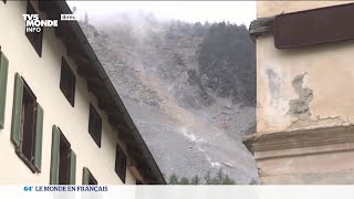 Brienz, village suisse, menace de s'effondrer