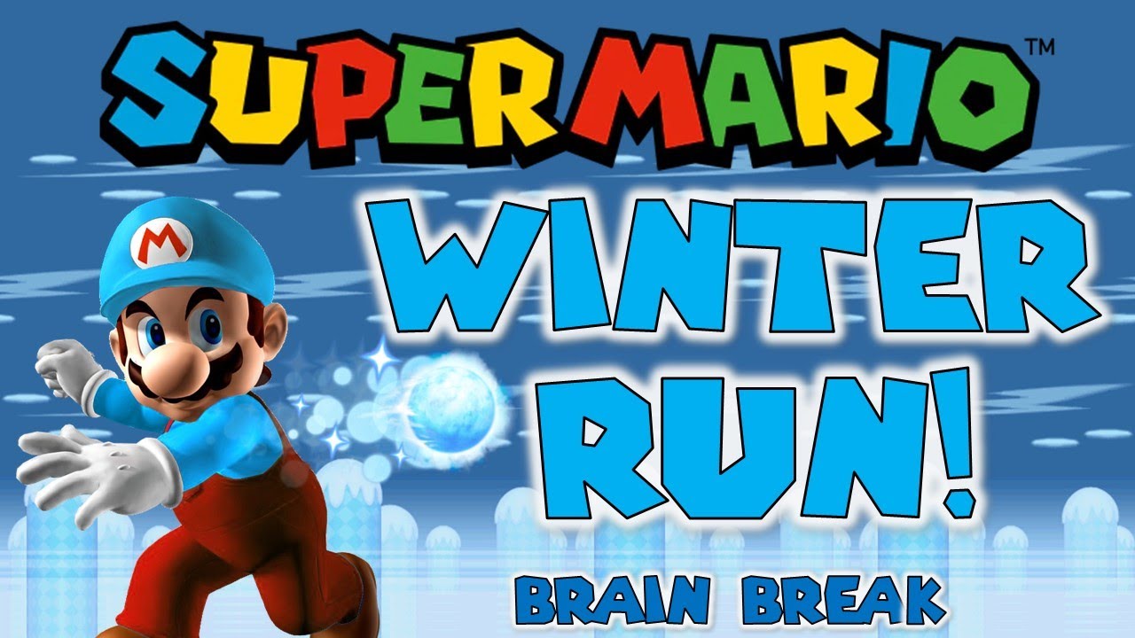 Super Mario Winter Run | Winter Brain Break | Gonoodle | Just Dance -  Youtube