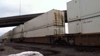 BNSF Northbound Z-Train in East Dubuque