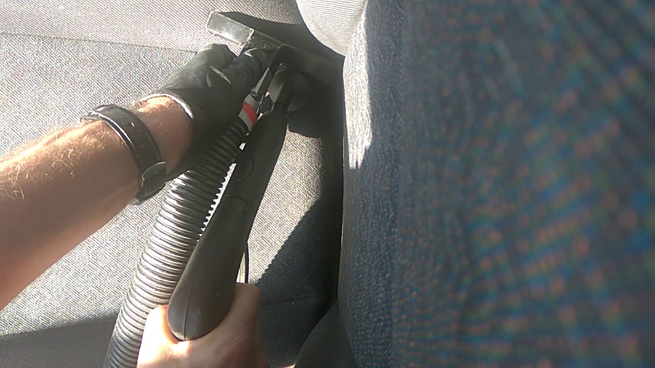 Car seats cleaned with steamer and wet vacuum ca YouTube