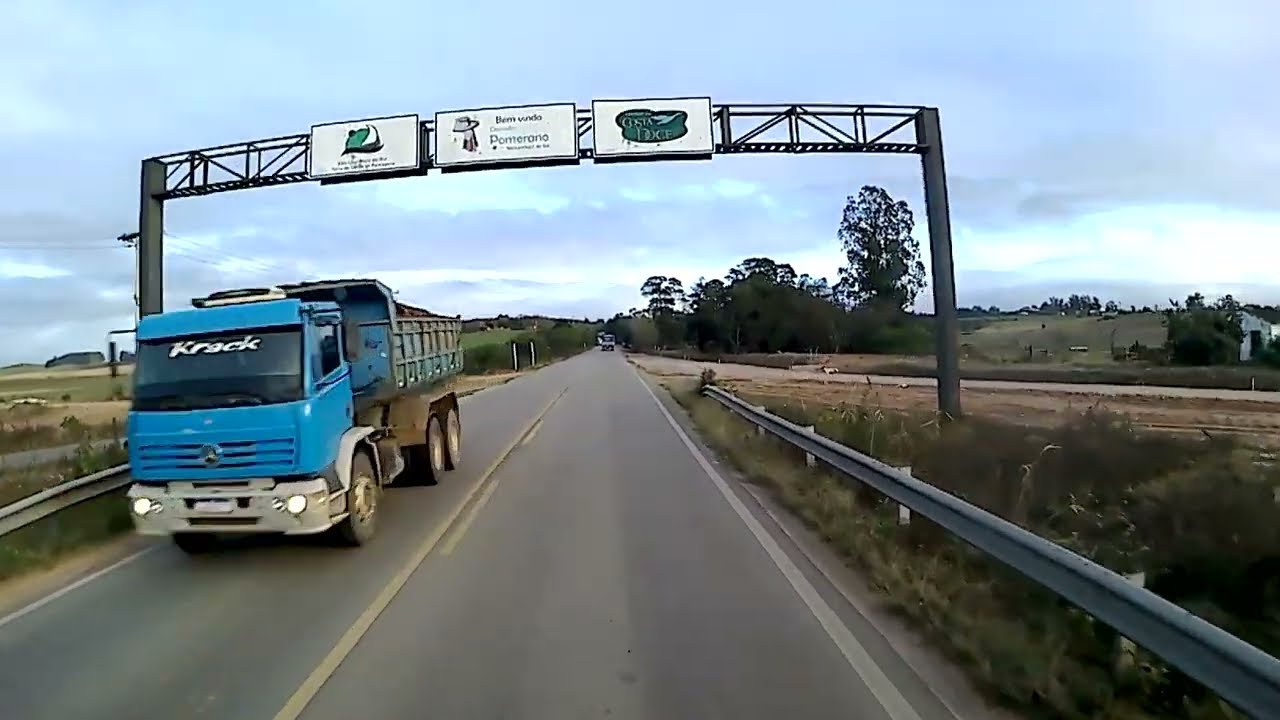São Lourenço do Sul RS - ERS 265 - Boqueirão - Reserva - sentido Canguçu RS - Volvo FM 370 ishift