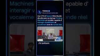 L'ex-CTO d'OpenAI Mira Murati, dévoile avec sa startup Thinking Machines un modèle c #TECHAI