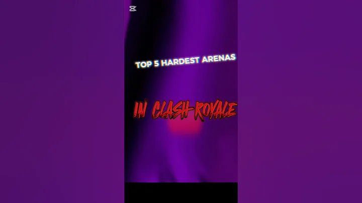 TOP 5 HARDEST ARENAS IN CLASH ROYALE🥵 #music #shorts #clashroyale #speedsong #games