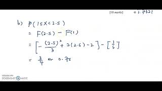 Section B: Question 6- Problem of cumulative distribution function of CRV