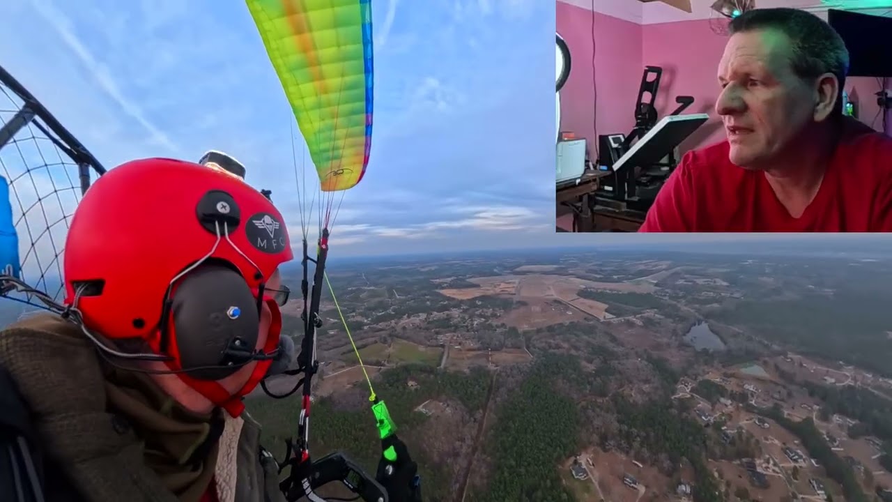 January 8th Paramotor flight around the block, and a little bit of the Lost Footage