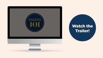 Interpersonal Communication 101 Trailer | Harness Your Interpersonal Communication Skills.