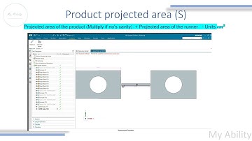 Injection Molding Clamping force calculation