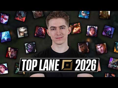 Every Top Lane Champion Explained in 3.5 hours! 2026 Ultimate Top Lane Guide ft. @CoachChippys