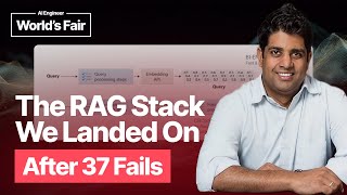 The RAG Stack We Landed On After 37 Fails - Jonathan Fernandes