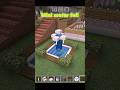 mini water fall in minecraft #minecraft #trending #viral #guase