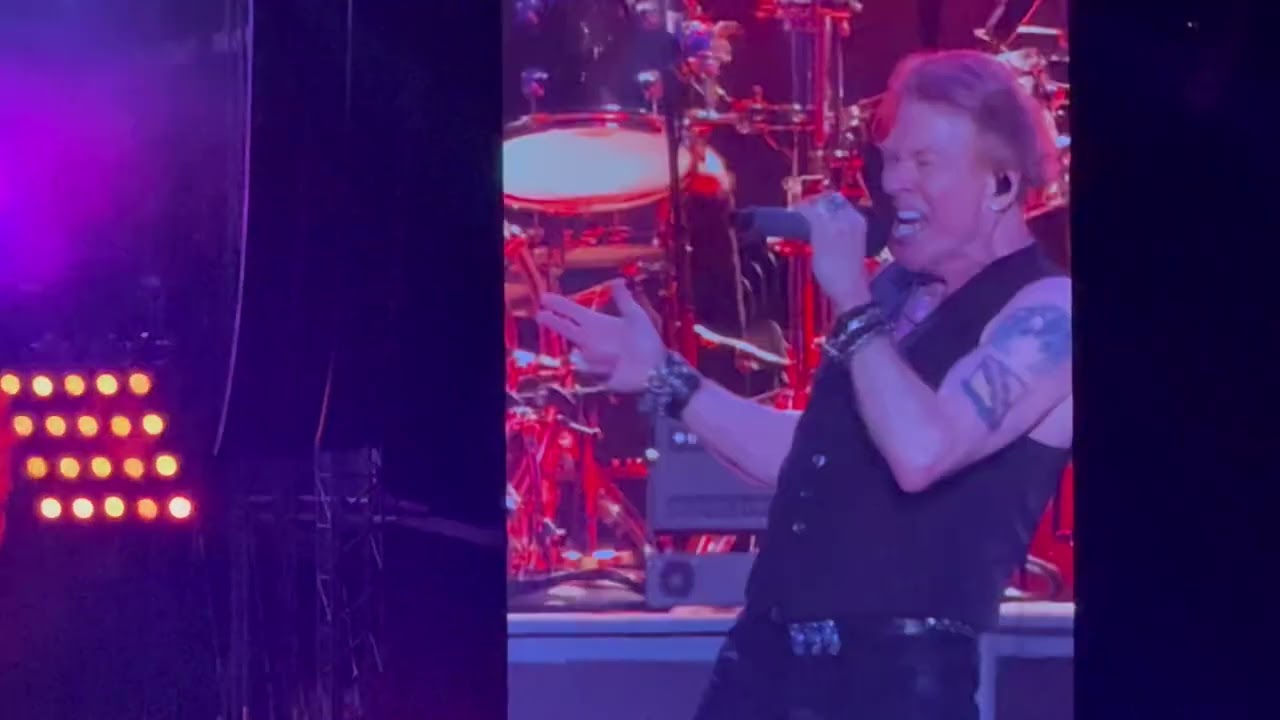 ⏩️ Guns N Roses - Paradise City - Live at Warsaw National Stadium Jul.12, 2025