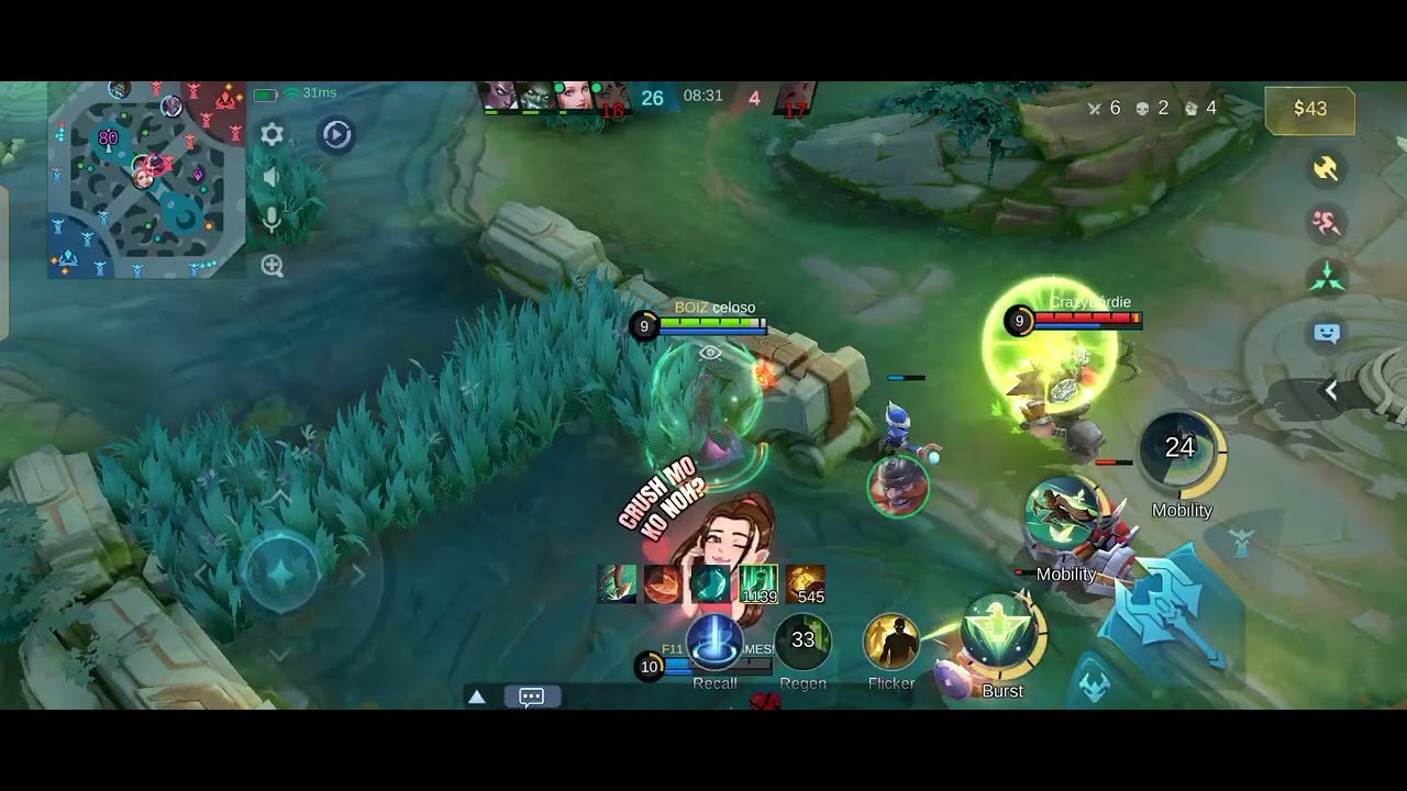 mathilda main gameplay, burst build. 