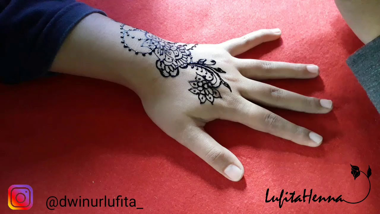 Design Henna simple untuk pemula part 2 YouTube