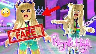Cybernova Caught Me Pretending To Be Her Roblox Royale High Roleplay