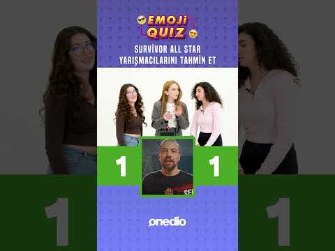 Emojilerden Survivor Yarışmacılarını Tahmin Et 😂 Survivor Turabi Nagihan Sercan 😂 #shortsvideo