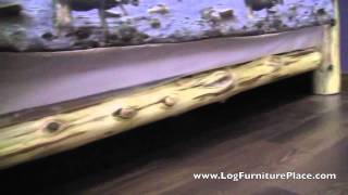 Cottage Extreme Twig Log Bed Profile