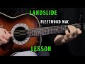 How to play landslide by fleetwood mac  acoustic guitar lesson