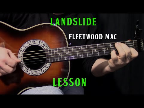 how to play Landslide by Fleetwood Mac - acoustic guitar lesson