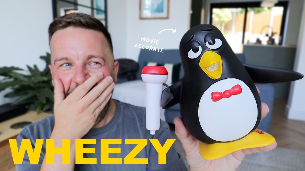 DISNEY STORE WHEEZY TALKING FIGURE UNBOXING + REVIEW - YouTube