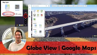 Google Maps Functionality | 3D View with "Globe View" Similar to Google Earth screenshot 5
