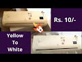 Old AC Yellow to White |Old AC to New| Any old plastic to new | Turn yellow plastic to white | @Home