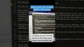 Using #ChatGPT to earn an income via article writing. Potential $200+ / article, 10-15 minutes work