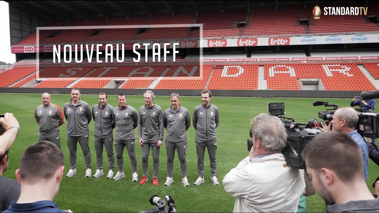 Le nouveau staff du Standard de Liège YouTube