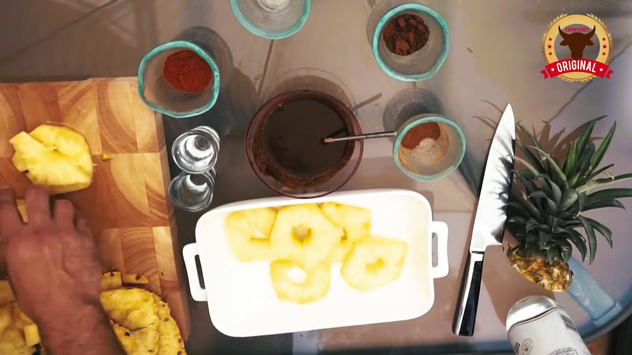 אננס על הגריל