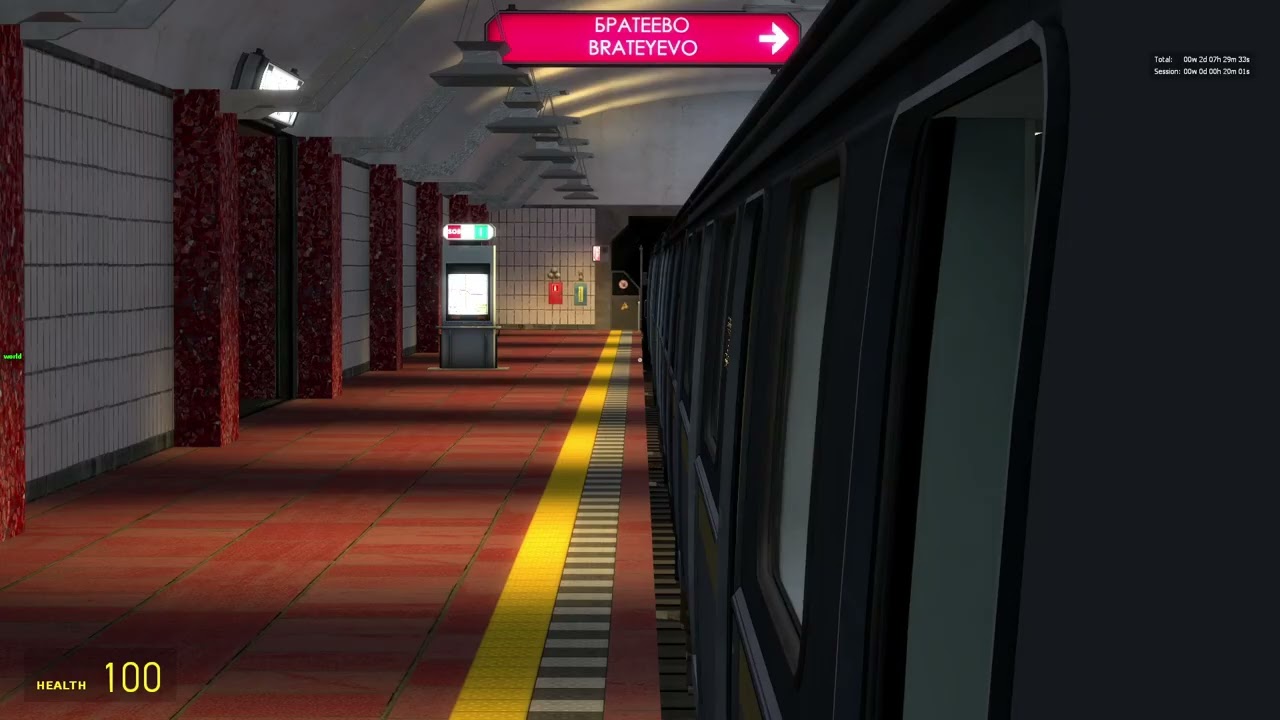 Chill subway drive [Garry's mod]