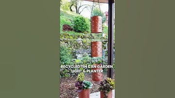 Awesome DIY Tin Can Ideas for Garden #diygarden #shorts