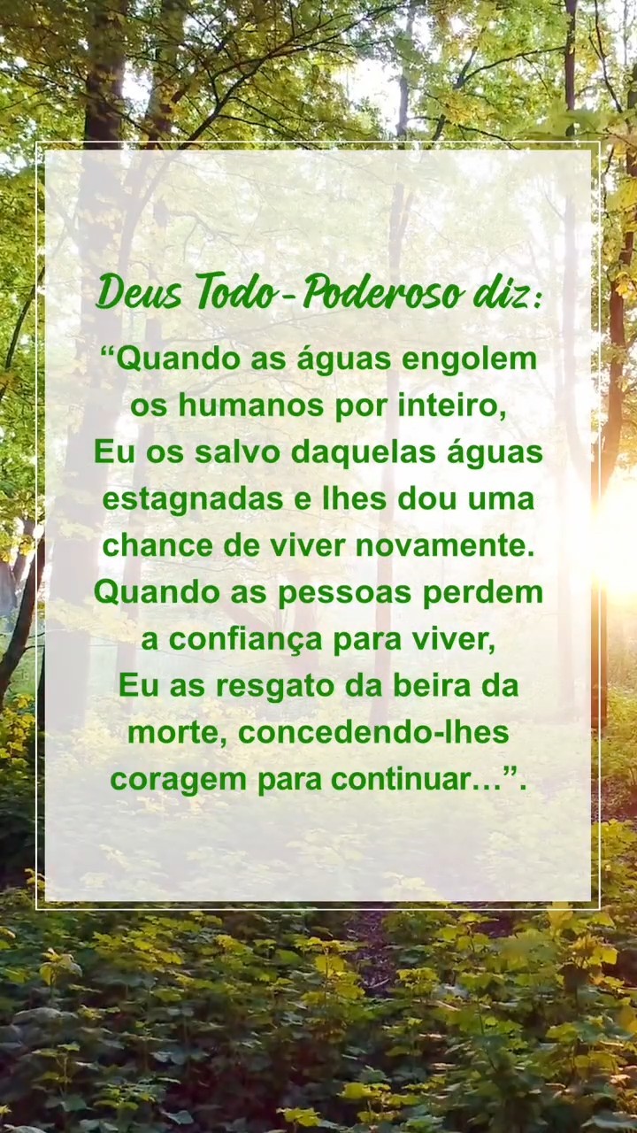 Acalme-se diante de Deus, leia Suas palavras