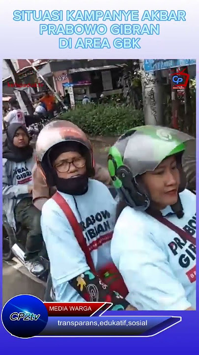 Sabtu 10/02/2024 Pendukung PRABOWO GIBRAN bergerak ke GBK kampanye Akbar 02. #kampanyeakbar