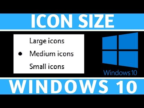 How To Change Icon Size - Windows 10 Tutorial hqdefault