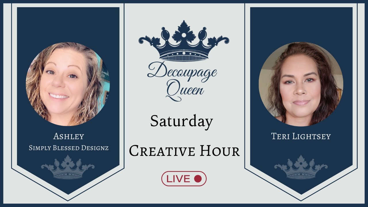 Join Ashley of Simply Blessed Designz and Teri Lightsey this Saturday, December 12th at 3PM EST
