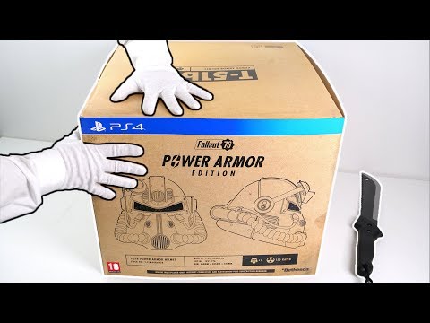 Fallout 76 "Power Armor Edition" Unboxing (PS4 Collector&rsquo;s Edition)