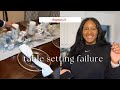 Vlogmas 23  table setting failure finding more christmas decor  spending quality time with hubby