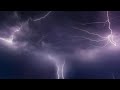 Capture de la vidéo Heavy Thunderstorm Sounds | Relaxing Rain, Thunder & Lightning Ambience For Sleep | Hd Nature Video