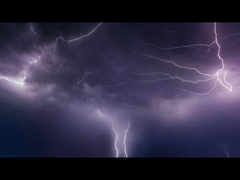 Heavy Thunderstorm Sounds | Relaxing Rain, Thunder x Lightning Ambience For Sleep | Hd Nature Video