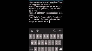 Python programming tutorial 1 on android