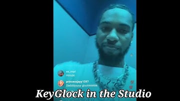 KeyGlock - Previews a teaser while in the studio!