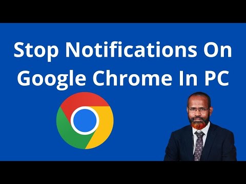 How To Stop Notifications On Google Chrome In PC